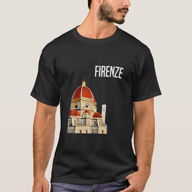 Camiseta Firenze Shirt Florence Itália de férias (Frente)