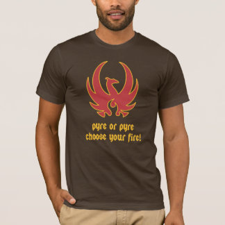 Camiseta fireT vermelho do pyre