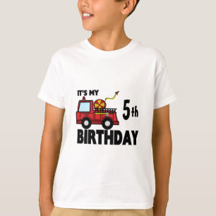Camiseta FireTruck Birthday