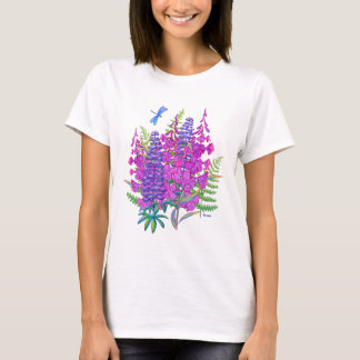 Camiseta Fireweed e Lupine