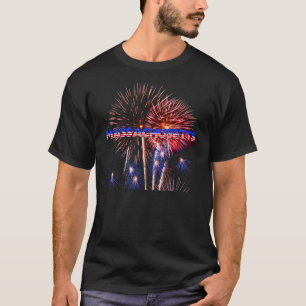 Camiseta Fireworks de Massachusetts
