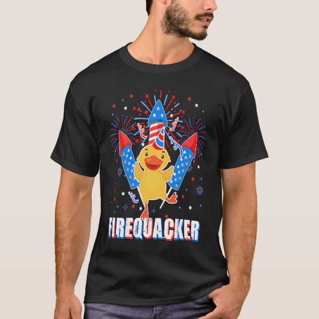 Camiseta Fireworks Director Firecracker Firequacker (Frente)