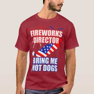 Camiseta Fireworks Diretor me traga cachorros quentes 4 de 