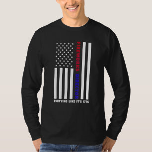 Camiseta Fireworks Diretor Partying Like It's 1776 Usa