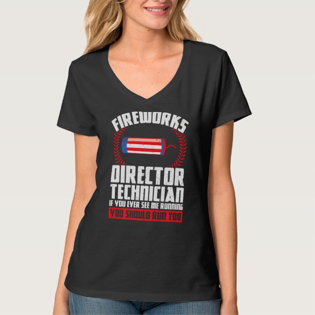 Camiseta Fireworks Diretor Technician If You America (Frente)