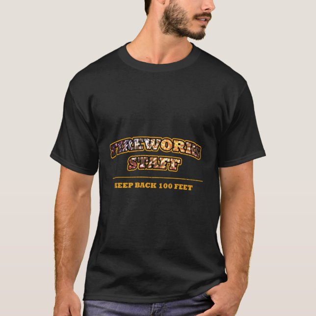 Camiseta Fireworks Worker Pyro Fireworks Explosão Pyrotech (Frente)