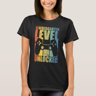 Camiseta First Day Of Kindergarten Level Unlocked Back To S