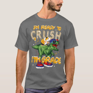 Camiseta First Day Of School Im Ready To Crush 5TH Grade Di