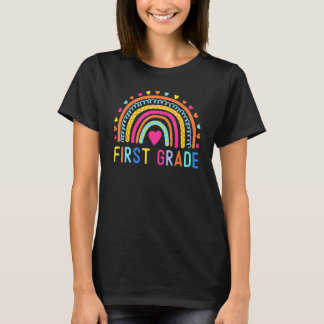 Camiseta First Grade Rainbow Girls Boys Teacher Team 1st Gr