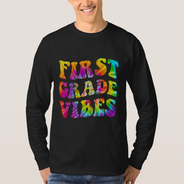 Camiseta First Grade Vibes Back To School 1 (Frente)