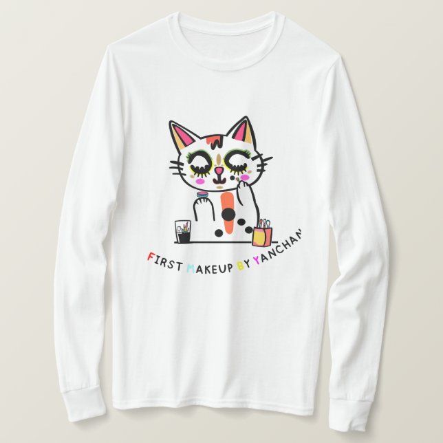 Camiseta First Makeup (Yanchan) (Frente do Design)