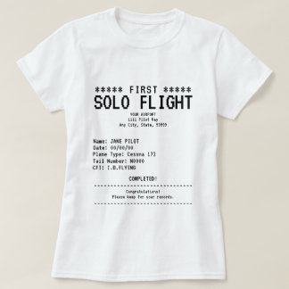 Camiseta First Solo Flight