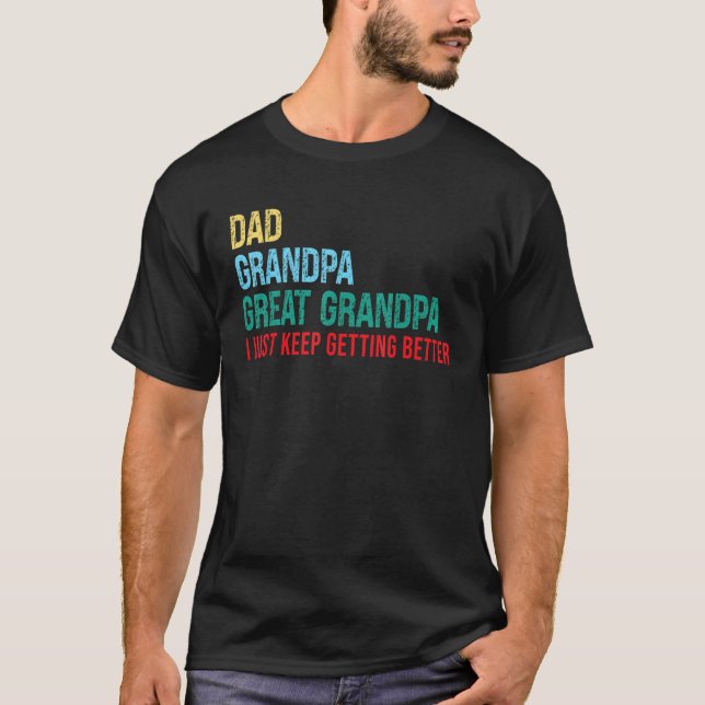 Camiseta First Time Great Grandpa (Frente)