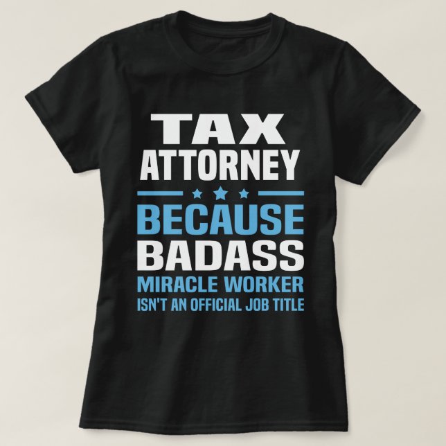 Camiseta Fiscal Attorney (Frente do Design)