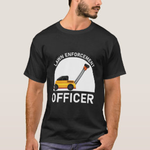 Camiseta Fiscal de Relvado, Cortador de Relva de Jardim