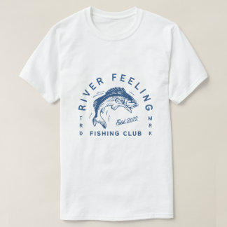 Camiseta Fish Club – Gráfica Vintage de Pesca