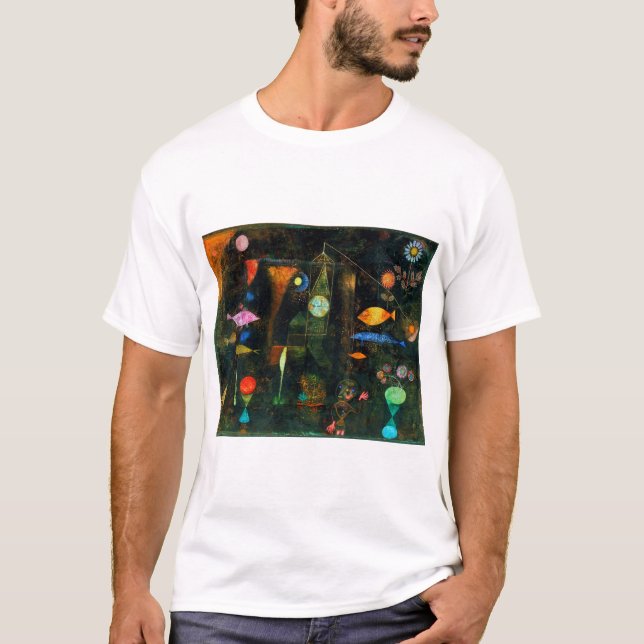 Camiseta Fish Magic, Paul Klee (Frente)