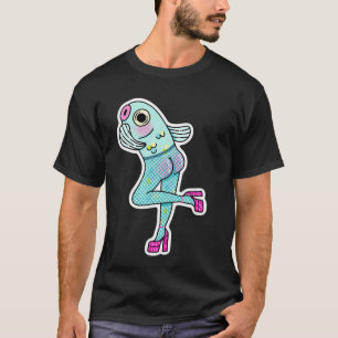 Camiseta Fish-Nets (Reverse Mermaid) Versão Rosa