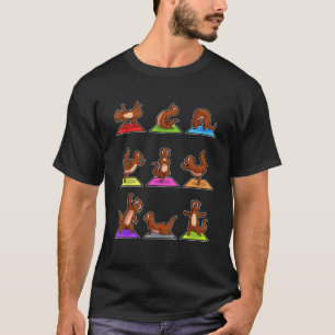 Camiseta Fish Otter Yoga Possui ginástica esportiva Ohm Hea