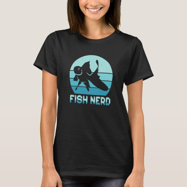 Camiseta Fish Tank Aquarist Fish Nerd  1 (Frente)