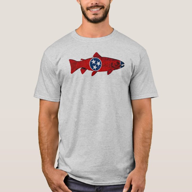 Camiseta Fish Tennessee Trout (Frente)