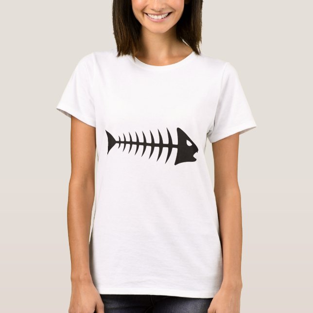 Camiseta Fishbone - desenhos em espinha (Frente)