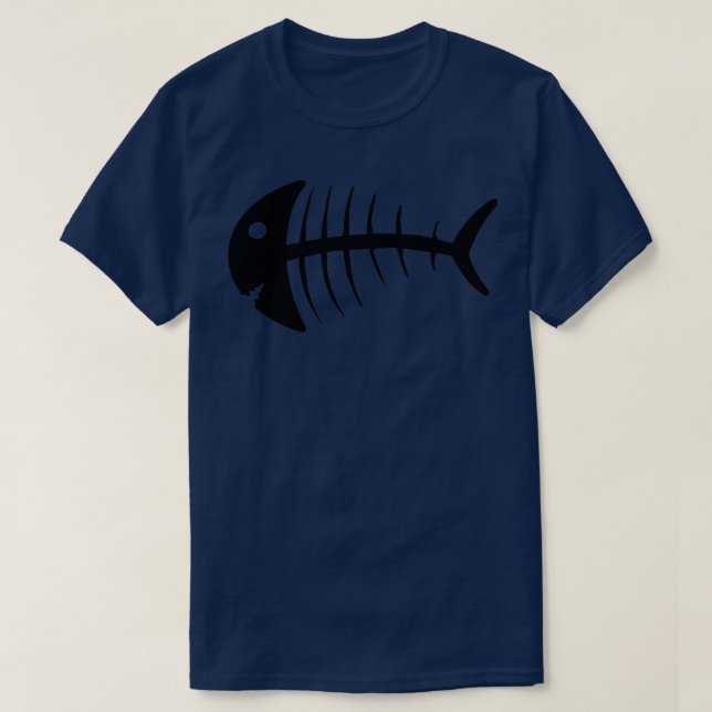 Camiseta Fishbone sorridente (Frente do Design)