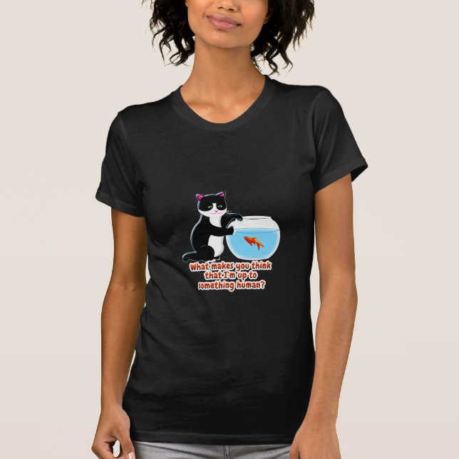 Camiseta Fishbowl Cat (Frente)