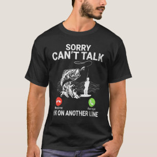 Camiseta Fisher Desculpe Não Posso Falar Estou Em Outra Lin