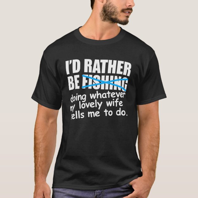 Camiseta Fisher I'Preferencialmente Be Pescaria (Frente)