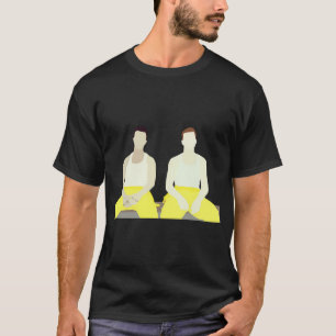 Camiseta Fisher Martens padrão Baunilha e Chocolate