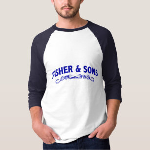 Camiseta Fisher & t-shirt dos filhos