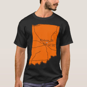 Camiseta Fishers, IN [Laranja]