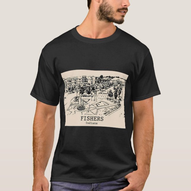 Camiseta Fishers - Indiana (Frente)