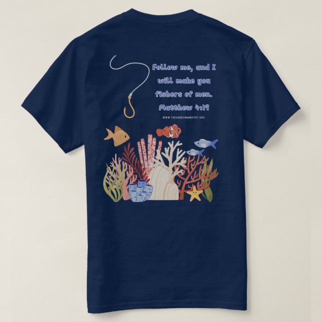 Camiseta Fishers of Men T-Shirt (Verso do Design)