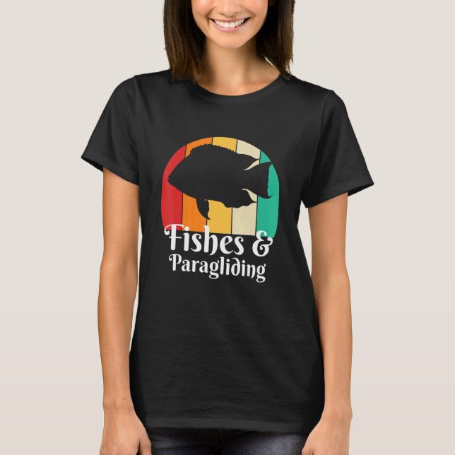 Camiseta Fishes And Paragliding (Frente)