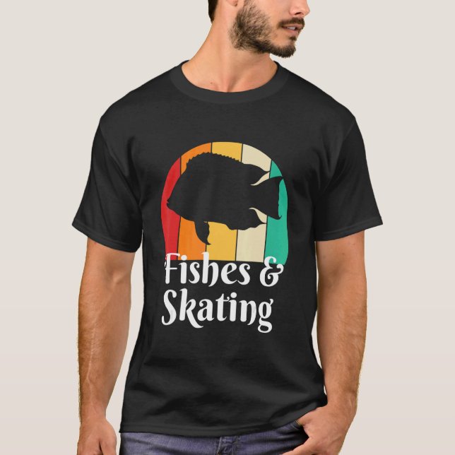 Camiseta Fishes And Skating (Frente)