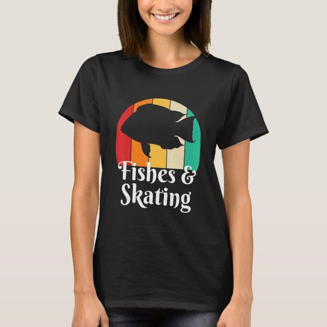 Camiseta Fishes And Skating (Frente)