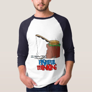 Camiseta Fishful que pensa a pesca engraçada