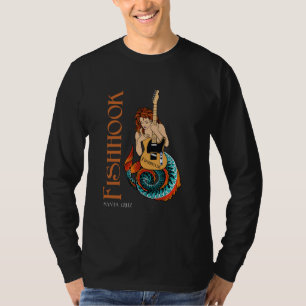 Camiseta Fishhook - Camisa-T de Capa Longa