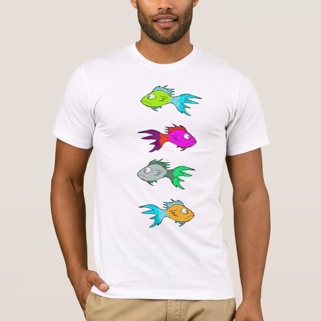 Camiseta Fishies de néon (Frente)