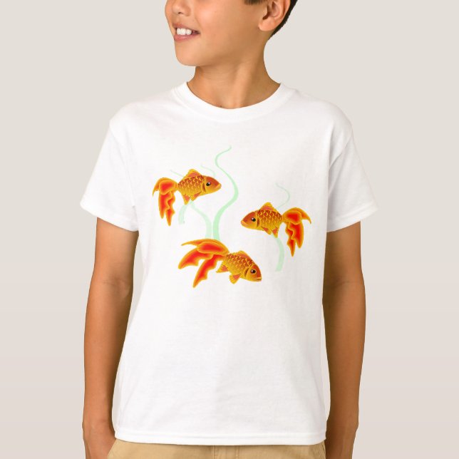 Camiseta Fishies Dourado (Frente)