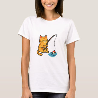 Camiseta Fishing Cat - T-Shirt