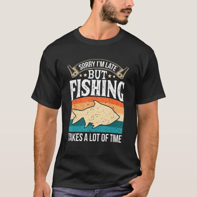 Camiseta Fishing Dad  Fathers Day for Men (Frente)