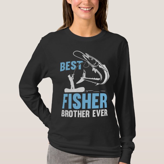Camiseta Fishing Fisherman Brother Fisher Fish  1 (Frente)