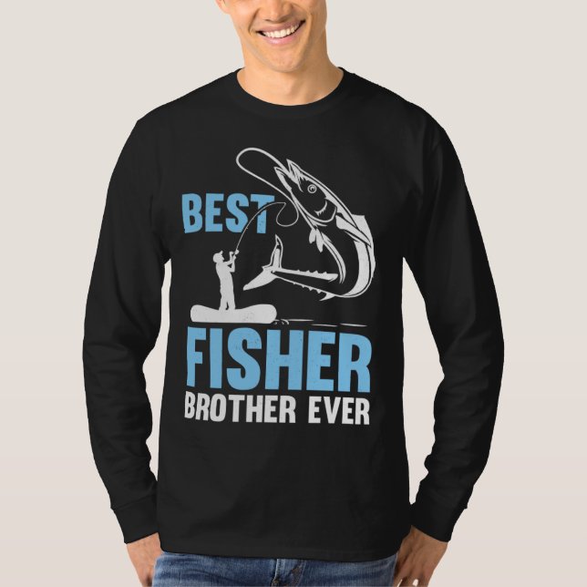 Camiseta Fishing Fisherman Brother Fisher Fish  1 (Frente)