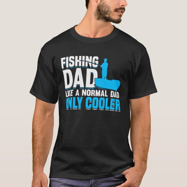 Camiseta Fishing Fisherman Father Fisher Dad Fish  2 (Frente)