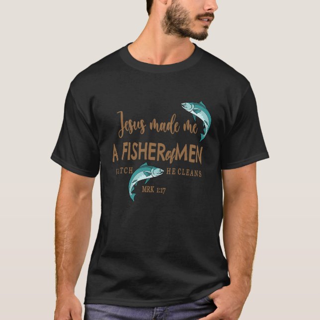 Camiseta Fishing For Christ Fisher Of Men (Frente)