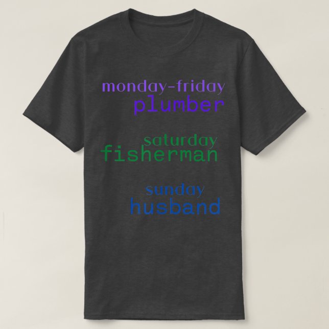 Camiseta Fishing is my life  (Frente do Design)