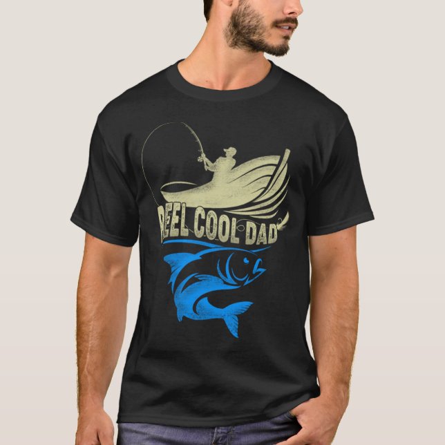 Camiseta Fishing Reel Cool Dad Fatheru2019s Day For Fisherm (Frente)